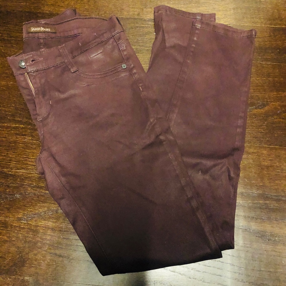 James jeans coated jeans